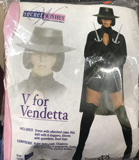 Women's Costume - V for Vendetta - Small