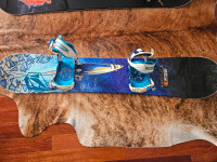 Lib Tech 148 Acme snowboard with Ride bindings
