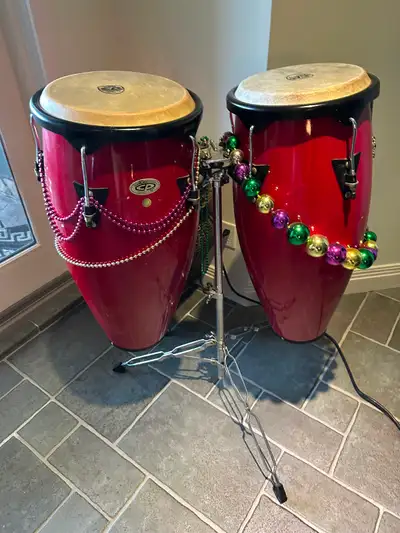 Congo Drums Comes with stand as shown. Good condition. Price: $400. Contact: Dave Located: Amherstbu...