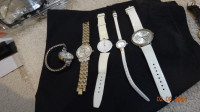 Lady's Watches, large faces, like new . various bracelet styles