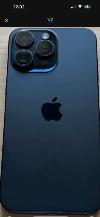 iPhone 15 pro max 257GB refurbished, View more