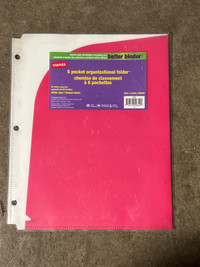  Six pocket organizational folder 