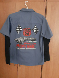 New Nostalgia Phillips 66  Shirt with insert sleeves