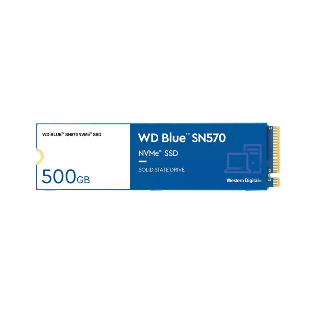 Western Digital 500gb SN570 NVME M.2 2300 MB/S INTERNAL SSD dans Cartes-mémoires et clés USB  à Laval/Rive Nord