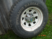 Vintage 6 bolt 15x8 Rally wheels