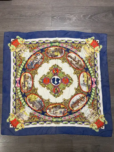 Hermès Paris Silk Scarf L’Entente Cordiale made in France, View more