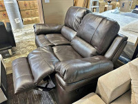 Never-Used!!! Leather Recliner Love Seat.