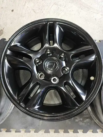 R17 OEM rims 265/65/R17 Rims can be used for 4Runner and Tacoma. Sanded, primed, painted and lacquer...
