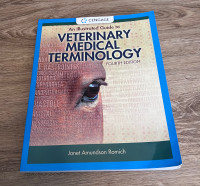 Vet Tech Textbooks and Lab Coat