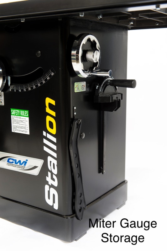 Stallion Tilting Arbor Table Saw and Tenoning Jig Power Tools