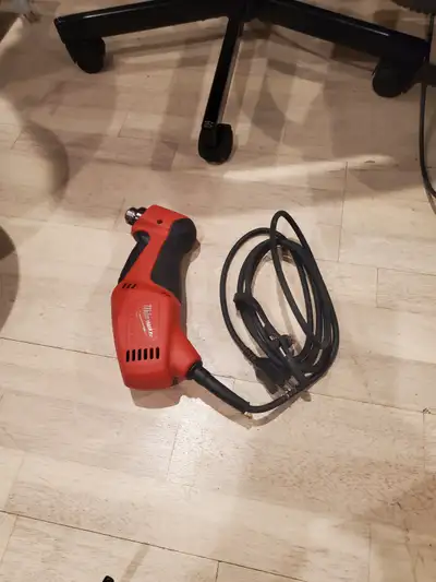 Right angle corded drill, great for tight space, $100