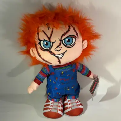CHUCKY THE DOLL HALLOWEEN GREETER 17 INCH STANDEE DECOR PLUSH, View more