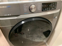 Samsung 27 in. 5.2 cu. ft. Platinum Front Load Washer with Steam