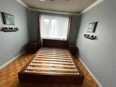 Ensemble chambre à coucher IKEA MALM+2 STORKLINTA, Grand Queen, View more