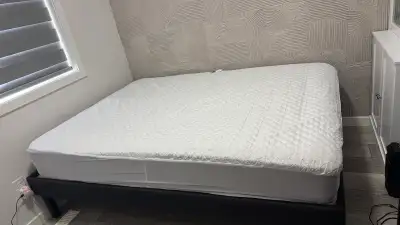 Moving Out Sale!!!‼️Brand New Memory Mattress plus the stand, View more
