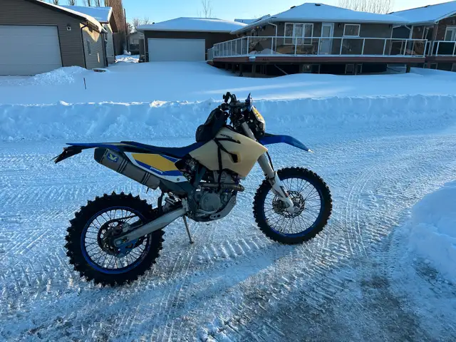 2013 Husaberg (ktm) FE 350 street legal dualsport SNOWBIKE in Dirt Bikes & Motocross in Regina - Image 10