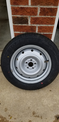Spare tire and rim