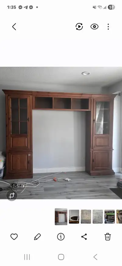 beautiful wooden shelf , View more