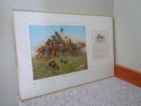 Custer Battlefield Ralph Heinz Print Picture Painting Wall Art