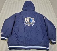 Reebok Dallas Mavericks jacket mens XXL 2XL early 2000's