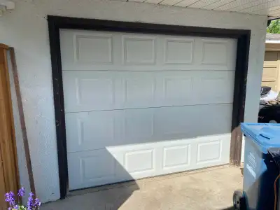 9' x 7' non insulated garage door, View more
