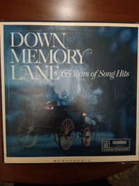 1968 Down Memory Lane (65 Years of Song Hits) 10 Vinyl LP set