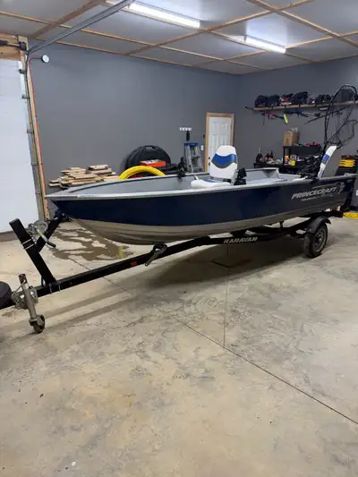 Selling my princecraft fisherman 14 boat with a 9.9 mercury 4 stroke motor. Everything was bought ne...