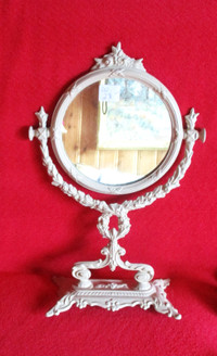 Cast Iron Victorian-Styled Vanity Mirror