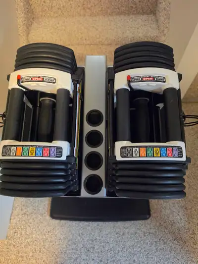 Adjustable Dumbbells (Power Block) including the stand, View more