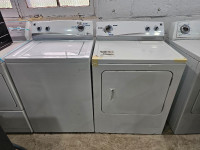 CLEAN!! KENMORE 27" WHITE TOP-LOAD WASHER & FRONTLOAD DRYER SET