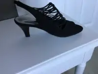 Sandales tressées noire
