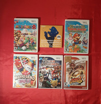 Jeu Wii Mario plusieurs titres vendu séparément à partir de $40