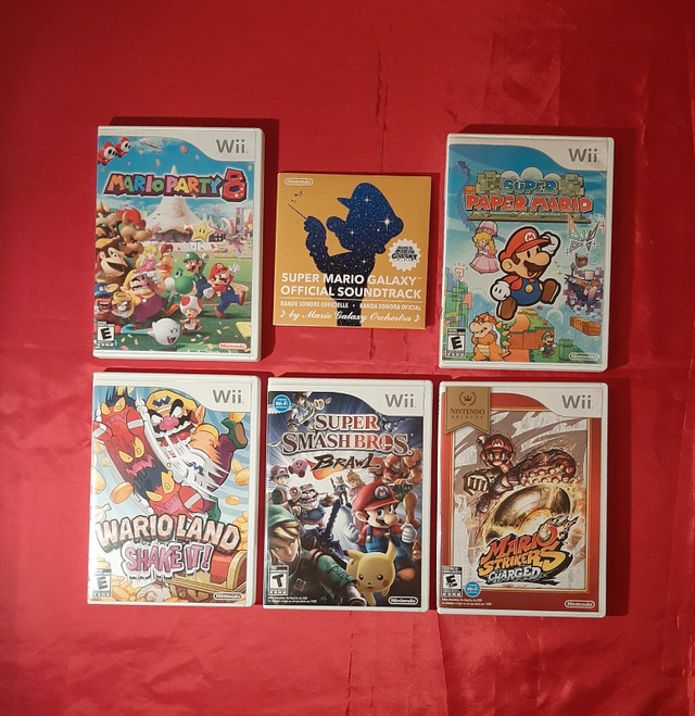 Jeu Wii Mario plusieurs titres vendu séparément à partir de $40 dans Nintendo Wii  à Longueuil/Rive Sud