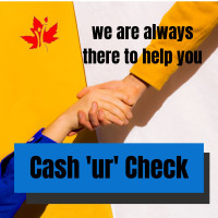 CASH UR CHECK, NOT JUST LOANS COMMUNITY SUPPORT