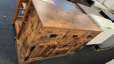 Kitchen Sideboard Cabinet with Five Drawers Two Door Cabinets an, View more