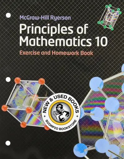 Principles of Mathematics 10 Exercise and Homework 9780070973602, View more
