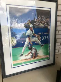 Autographed Roberto Alomar Les Tait "Turning Point" LE Print