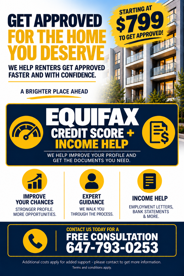 We fix Low Income & Poor Credit Score Problems! RENTERS, LOANS