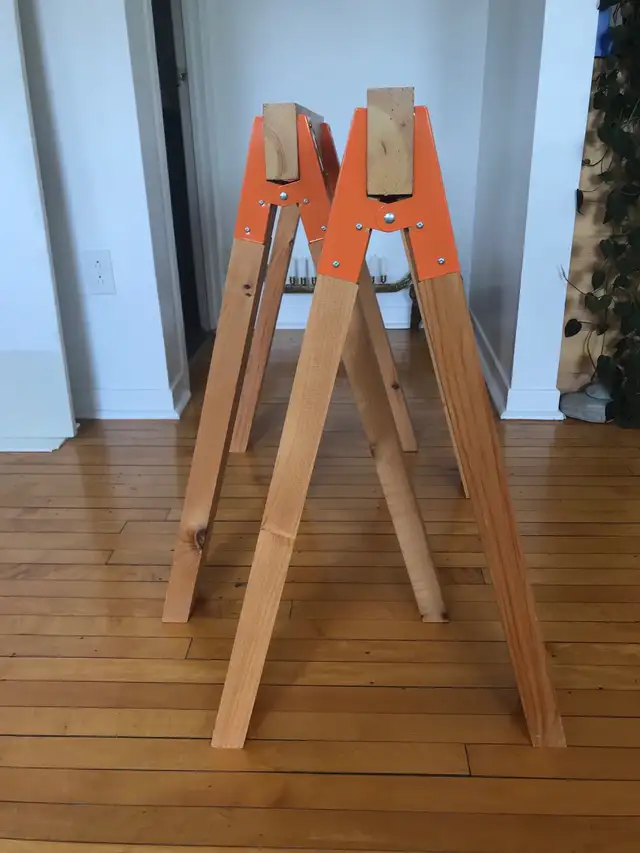 2x4 pine wood sawhorses selected63373373124609128