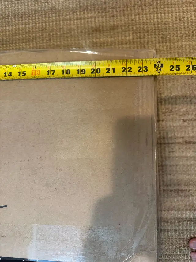 Heavy-duty cardboard box for vintage stereo receiver 