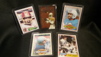 5 NFL Cards Jerry Rice- Ken Stabler - ArtMonk 2 Steve Largent