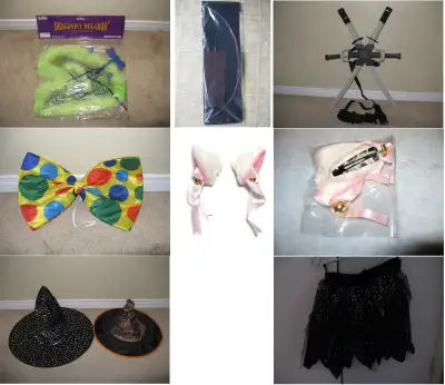 Dress Up Accessories Lot of 8 New and Used, View more