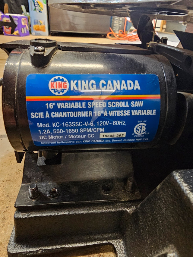 16" King Scroll Saw - Amherst  in Power Tools in Moncton - Image 4