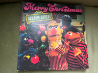 Vintage Christmas Sesame Street lp