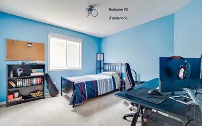 House with 4 rooms, 2 bathrooms. 1 room available for winter term (jan-april). Open to negotiation....