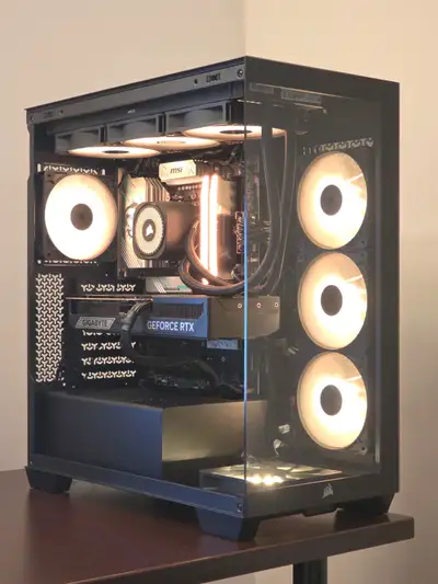 9800X3D, RTX 5070 Ti Gaming PC High End Corsair Build, View more