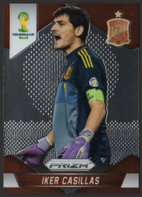 IKER CASILLAS 2014 PANINI WORLD CUP PRIZM #170 SPAIN REAL HOT !!