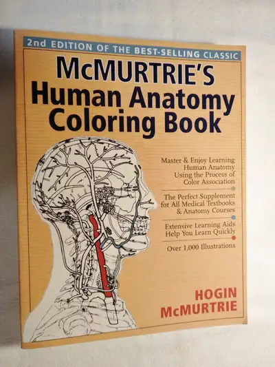 McMurtrie's Human Anatomy Colouring Book - by Hogin McMurtrie, View more