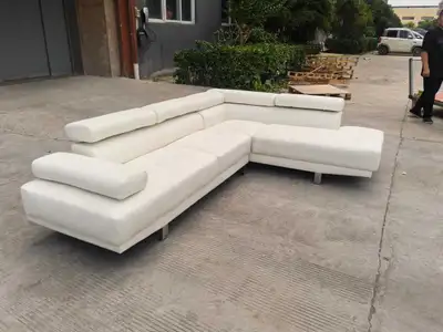 White Sectional Sofa leather, View more