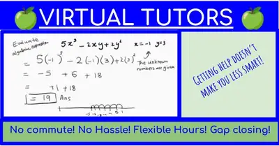 Virtual Tutoring is available from experienced Ontario Certified Teachers and University Grads (Rate...